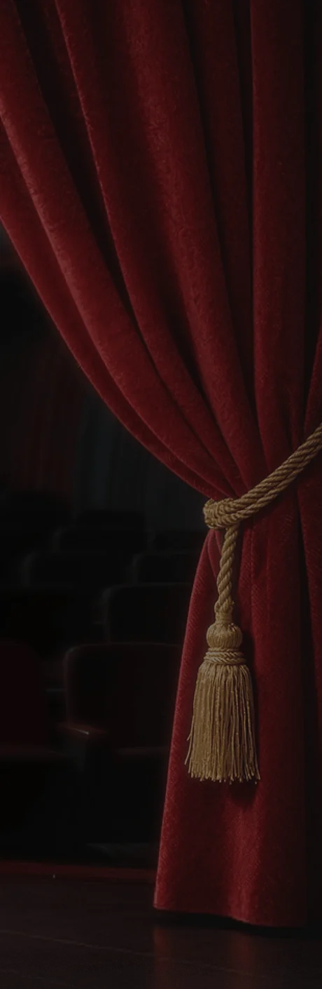 Theater curtain, right